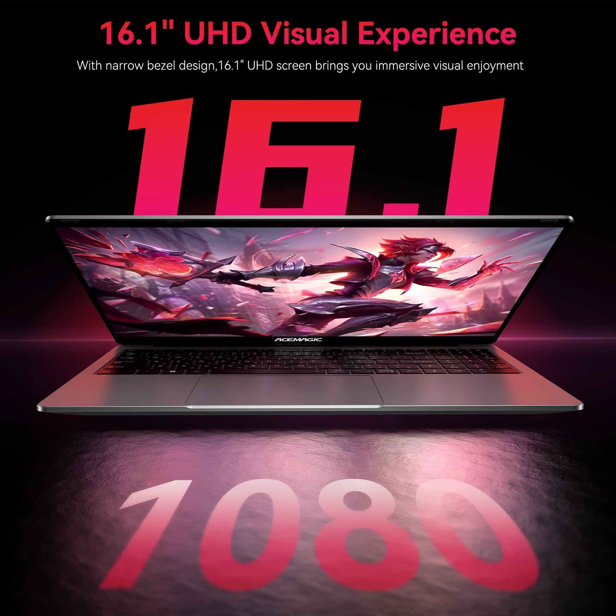 ACEMAGIC 2025 Laptop 16.1-inch FHD Display Laptop with AMD Ryzen 7 5700U Processor(8C/16T) 16GB RAM 512GB ROM Laptop Computer Support WiFi 6