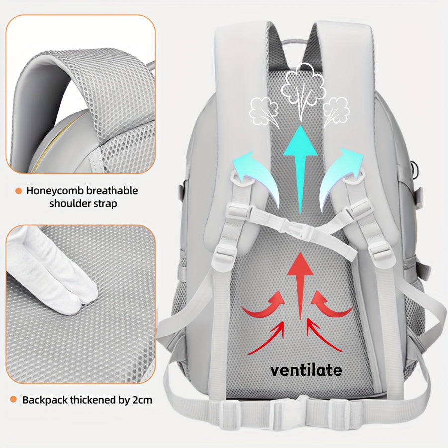 New Multifunctional Unisex Shoulder Bag Computer Backpack Travel Business Casual Backpack with Underwear Bag Set, Multi-pocket Large Capacity Commuting Bag Weekend Overnight Bag, Holiday Birthday Gift