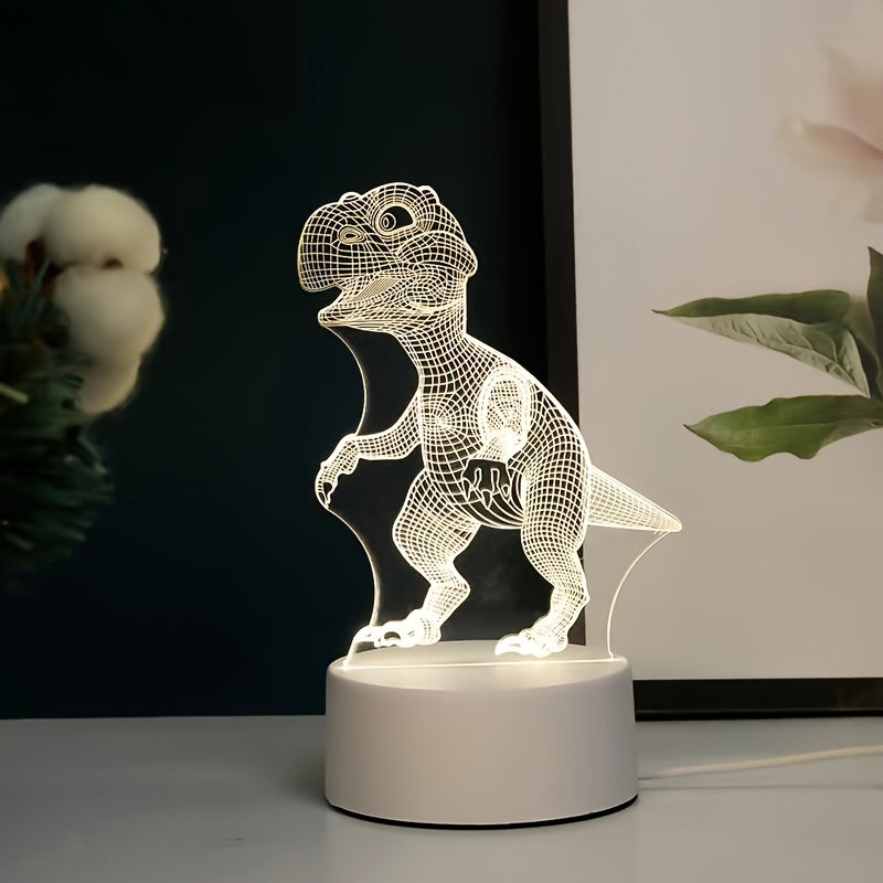 1 Creative 3D Night Light with Commemorative Significance, Birthday Gift, Holiday Gift for Family And Friends USB Interface, USB Lighting Fixtures, Computer Accessories And Peripherals