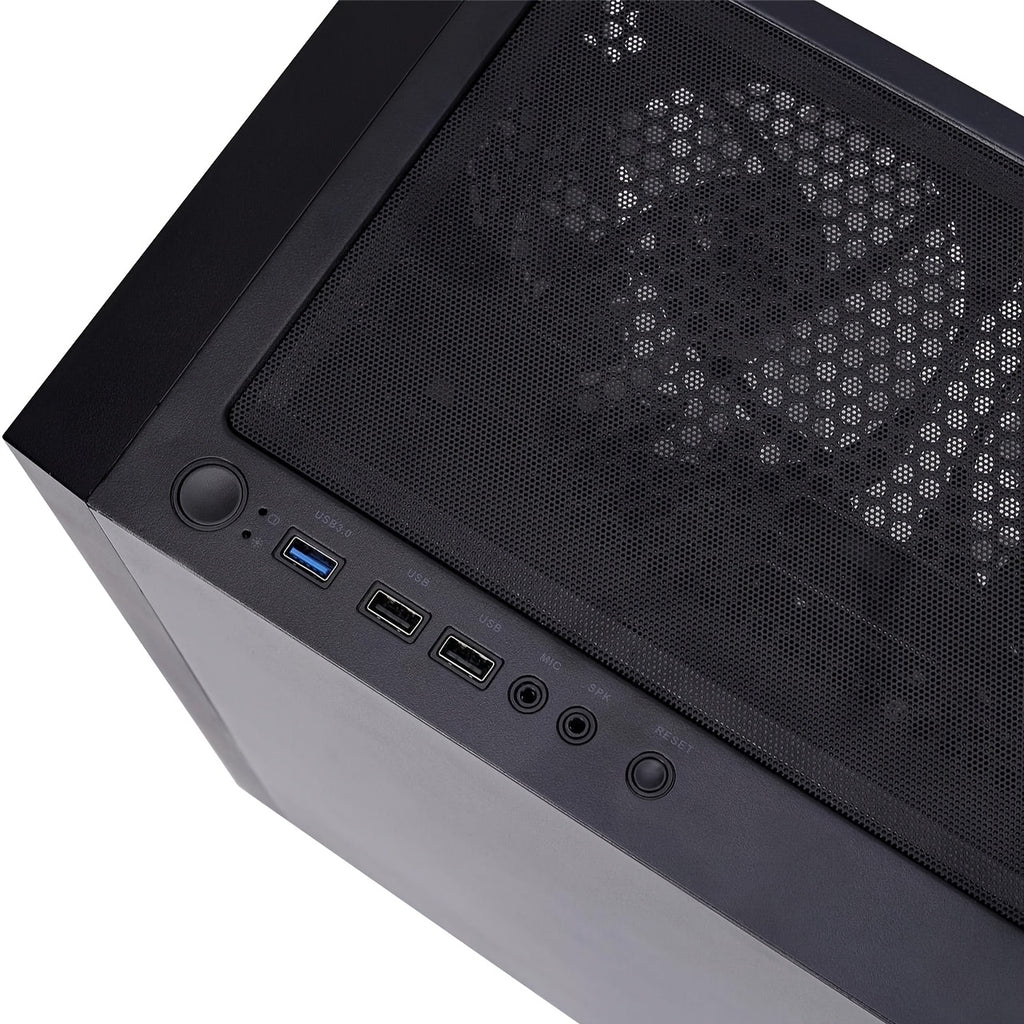 MXZ Gaming PC Desktop Computer, AMD Ryzen 3 4100 3.6GHz, GTX1660S, 16GB (8G*2)DDR4, NVME 500GB SSD, 6RGB Fans, Gamer Desktop Computer(R3 4100|GTX1660S)