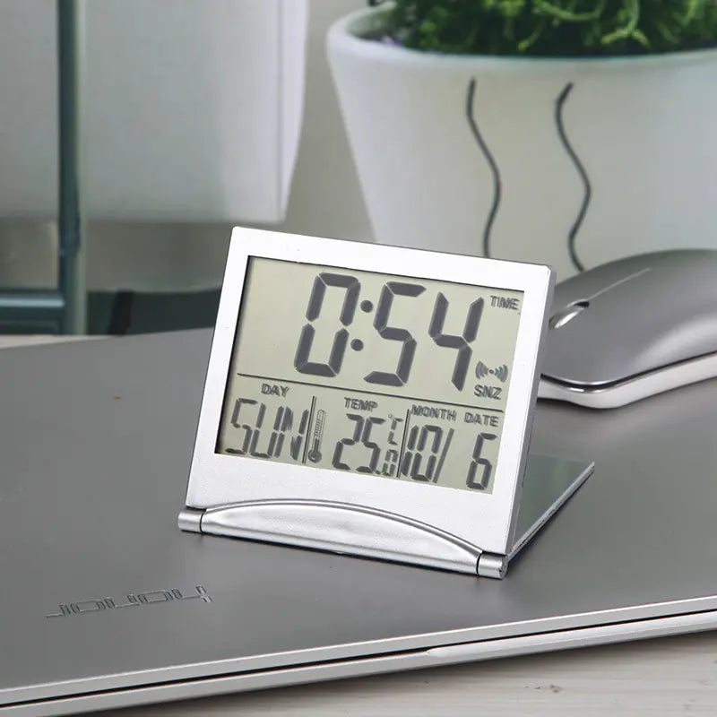 Thin Folding Clock with Perpetual Calendar for Students