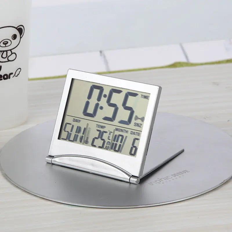 Thin Folding Clock with Perpetual Calendar for Students